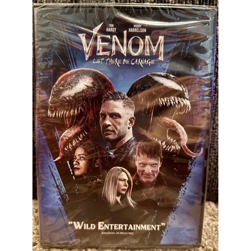 Sony Venom Let There Be Carnage DVD New Sealed Marvel Tom Hardy Woody Harrelson